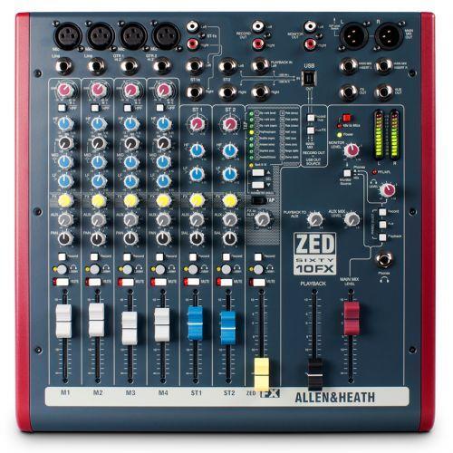 ALLEN & HEATH - ZED60-10FX - MIXER USB CON EFFETTI