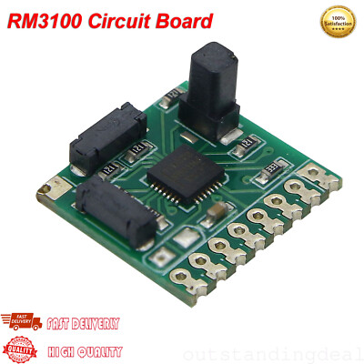 RM3100 Circuit Board 3Axis PNI Magnetic Electronic Compass Sensor Module SPI I2C