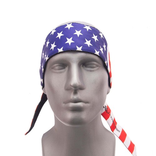 Fearless Paintball Headband - Long Tie - Willie American Flag - Picture 2 of 3
