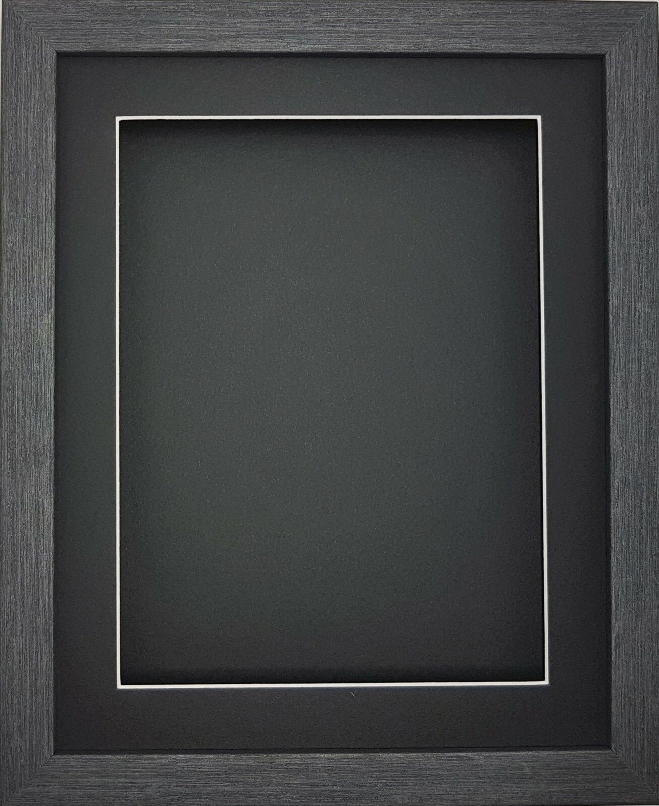 3D Box Dark Grey RECTANGLE Picture Photo Frame Flower Memorabilia Medal Coin