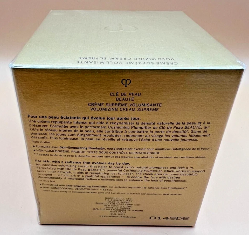 Cle De Peau Beaute Crema Voluminizadora Supreme 50 ml 1,7 oz Tamaño Completo Nueva Sellada Foto 3 de 4