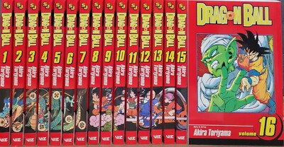 Dragon Ball Manga Set Vols 1 - 16 With Poster & Booklet English
