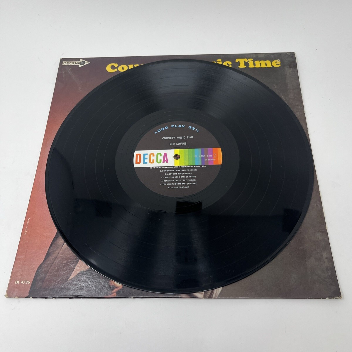 33 RPM Vinyl Red Sovine DL4736 EX/VG+ | eBay