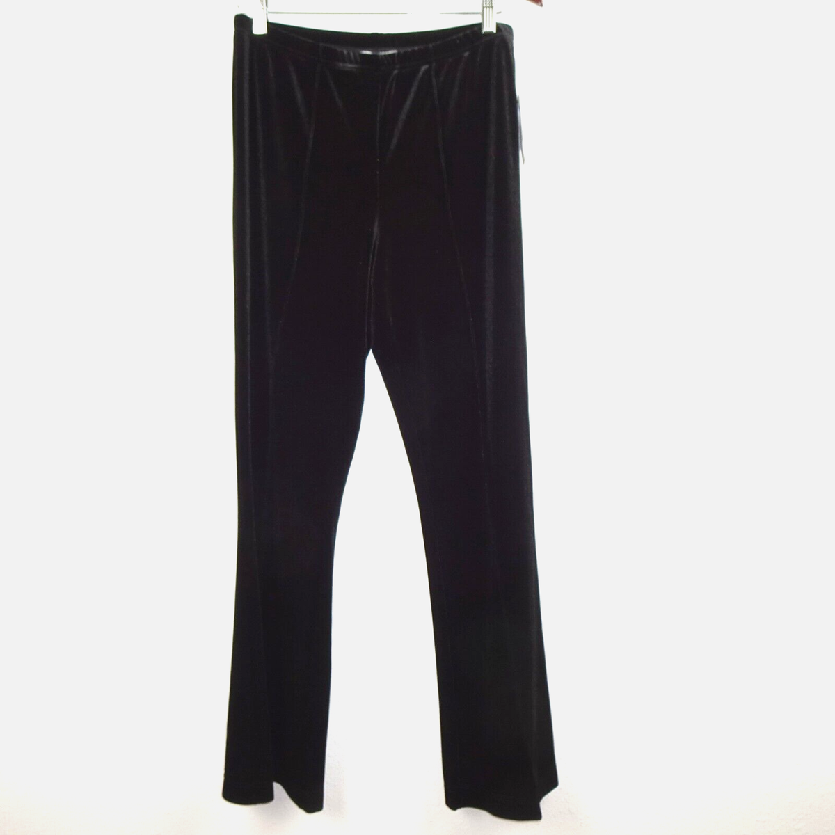 black velvet dress pants womens John Mark Women's Size M Pintuck Detail Pull On Flare Monte Carlo | Black categorydescription-Dresses Please note Größe:Größe 26W black velvet pants outfit ideas