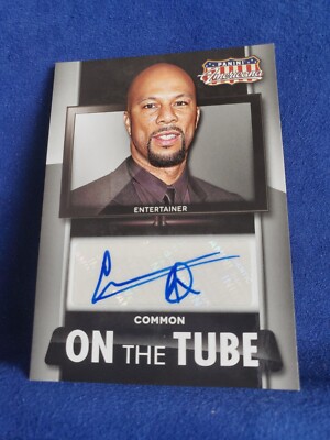2015 Panini Americana Common Native Tongues Actor Rap Rapper On the Tube Auto
