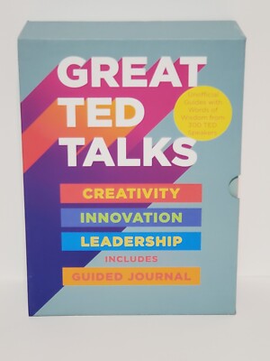 Great TED Talks Boxed Set: Unofficial Guides with Words of Wisdom & Journal NEW!
