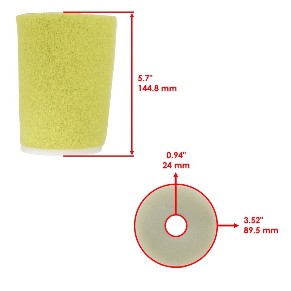 Caltric Air And Oil Filter For Yamaha Big Bear 350 YFM350FW 4x4 2x4 1986-1999 - Image 2 of 4