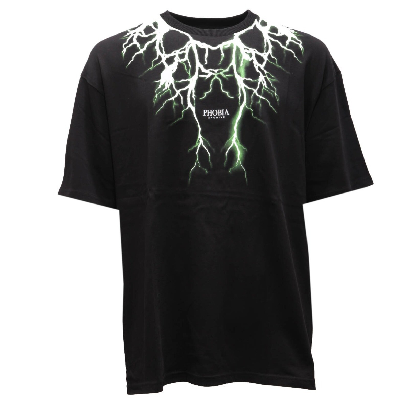 4077AH maglia uomo PHOBIA ARCHIVE черная хлопковая футболка мужская 12590₽