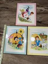 vintage kitschy Wall Decor Nursery Ryhmes