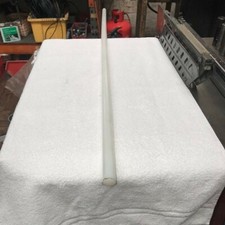 1" Dia x 3 meters Long White Nylon 6 Bar
