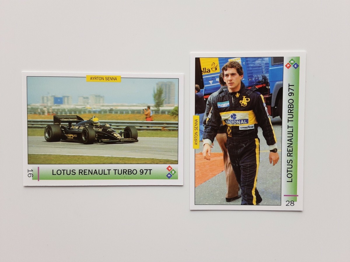 ■超レア!! 国内未発売!? A.S.F 1995' F-1 SENNA Cards ☆新品！ THE MAGIC SENNA by PMC Two card Set of Ayrton Senna. Please see