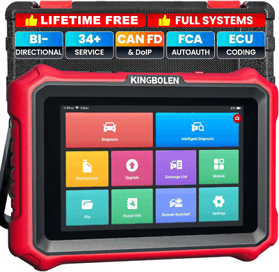 KINGBOLEN K8 Elite Car Diagnostic Tool Bidirectional OBD2 Scanner 34+ Services