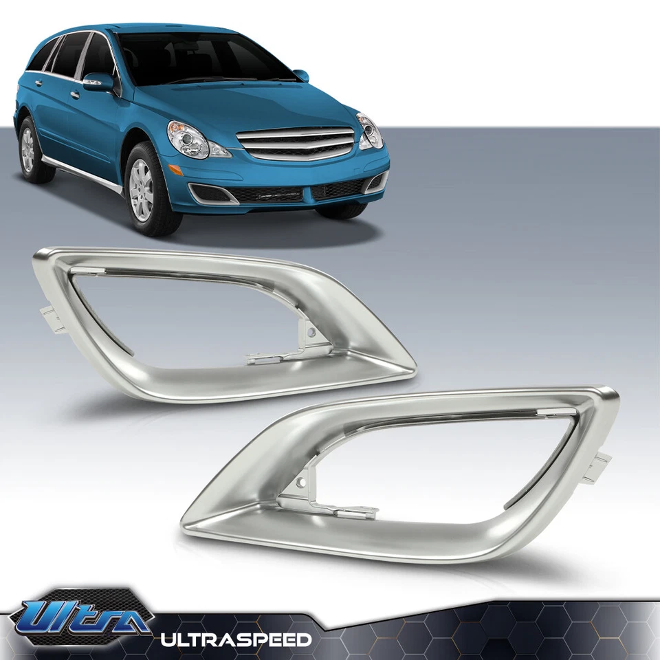 Juego de 2 embellecedores antiniebla aptos para 06-07 Mercedes-benz R500 lado izquierdo y derecho Foto 2 de 4