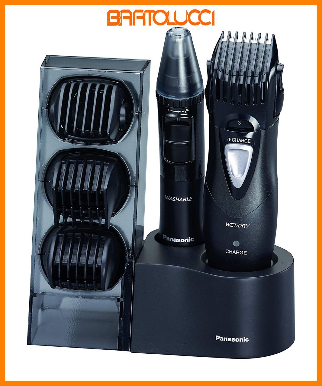 Panasonic Nero Er-Gy10cm504 - Rifinitore 9-In-1, Senza Fili, Resistente All'acqua, Vari Accessori - Immagine 2