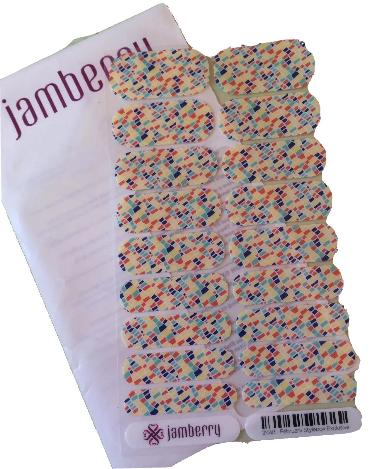 Акриловый нейл-арт Jamberry многоцветные инструменты