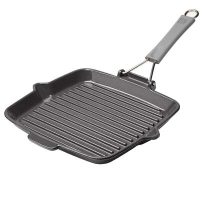 Zwilling Grillpfanne grau Gusseisen 24 cm