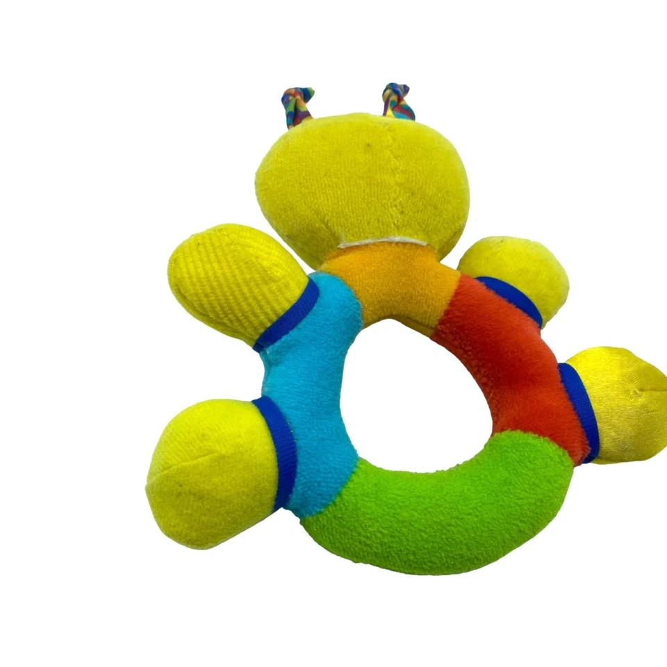 Learning Curve Soft Baby Multi-textured Teething Surfaces Rattle Toy 7" Tall - Image 2 of 3