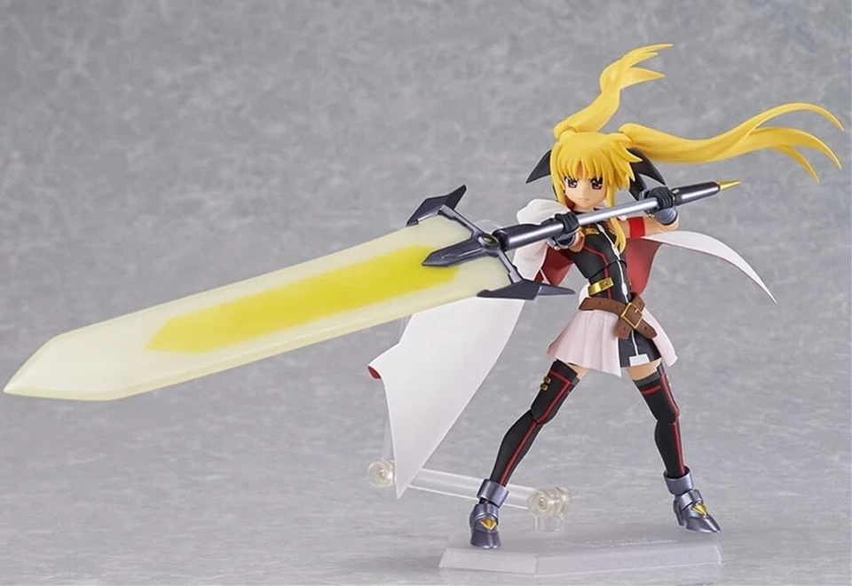 Figura de acción figma 186 Magical Girl Lyrical Nanoha Fate Testarossa Blaze Form Foto 4 de 4