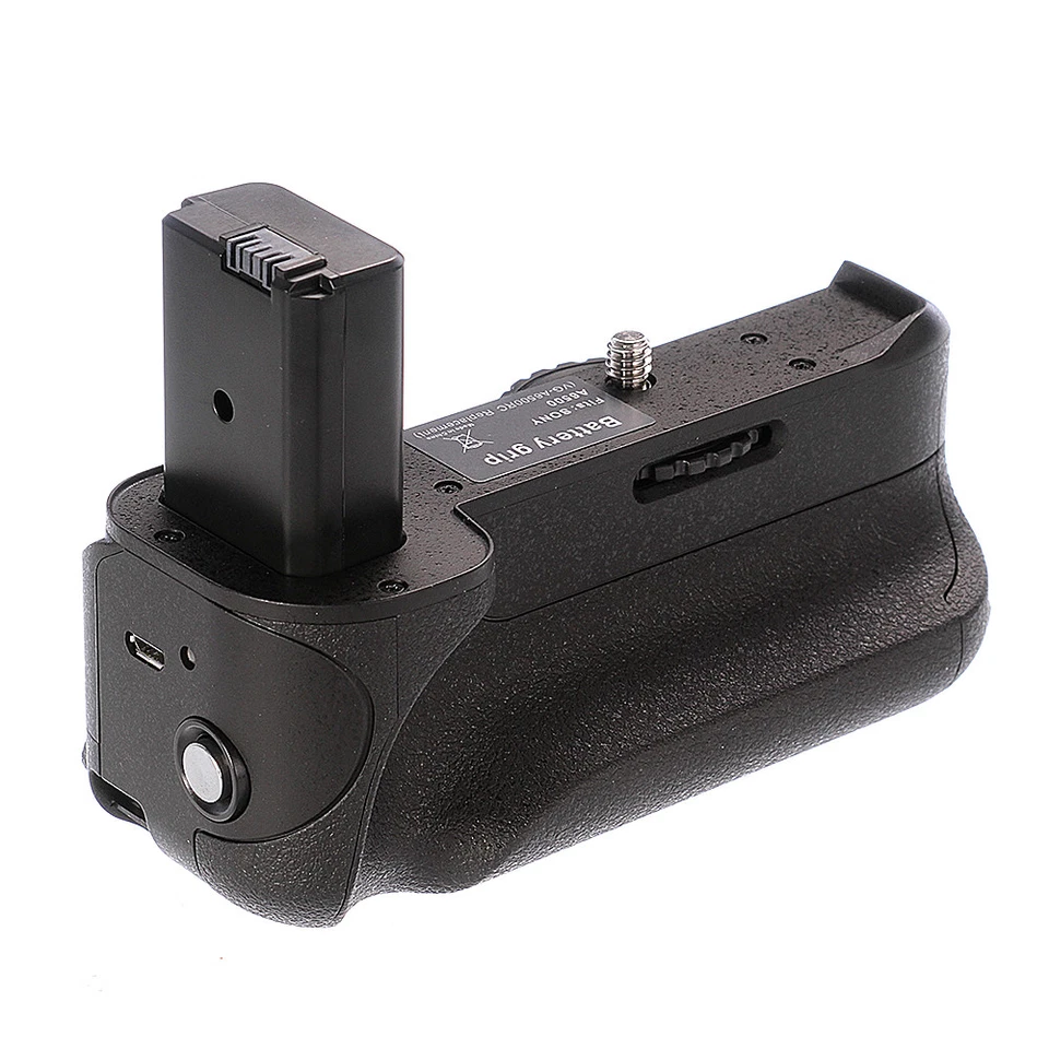Pro Vertical Power Battery Grip 2.4G w/ Remote Controller For Sony A6500 Camera - Image 3 of 4