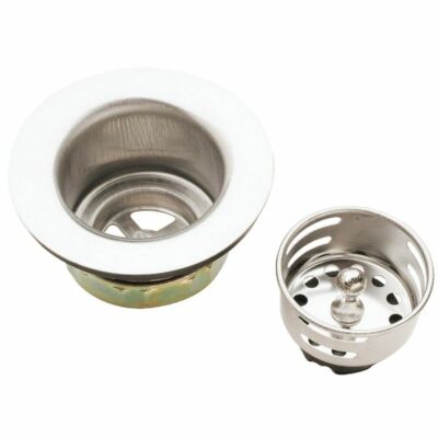 (25)-Do it 2 In. to 2-1/2 In. Jr. Duo Stainless Steel Bar Sink Basket Strainer