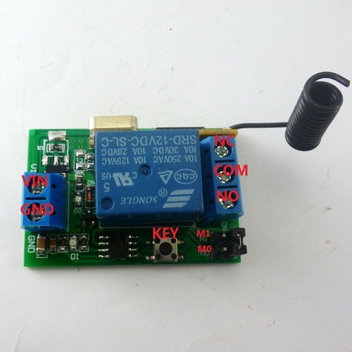 DC5V 433MHz RF Wireless Remote On/off Switch + Delay Time Timer Controller Link - Picture 5 of 8