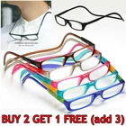 Magnetic Folding Reading Glasses Snap Click Front Neck Hanging Spectacle 1.0~4.0