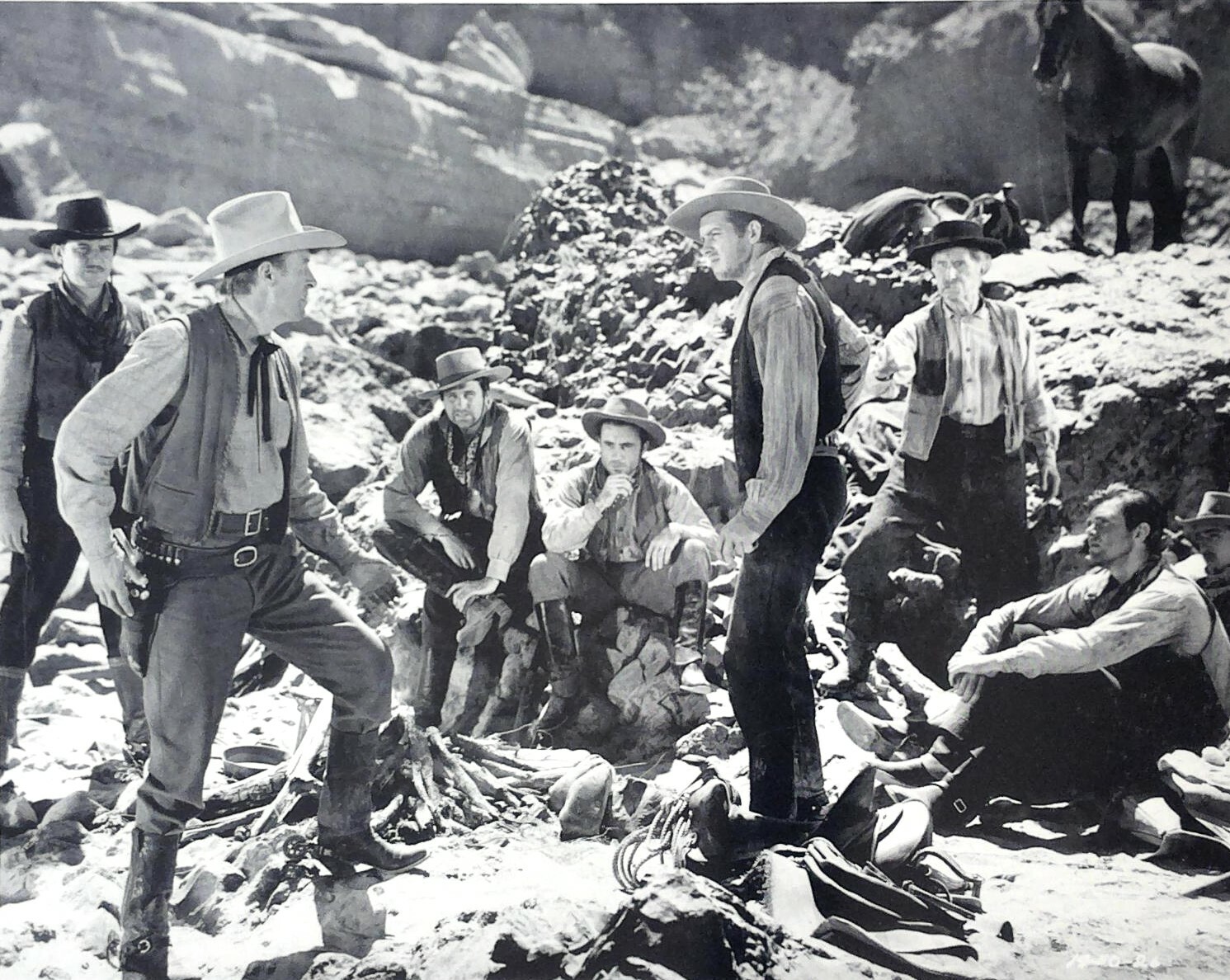 Vintage Red River 8 x 10 Film Photo Black and White Westerns eBay