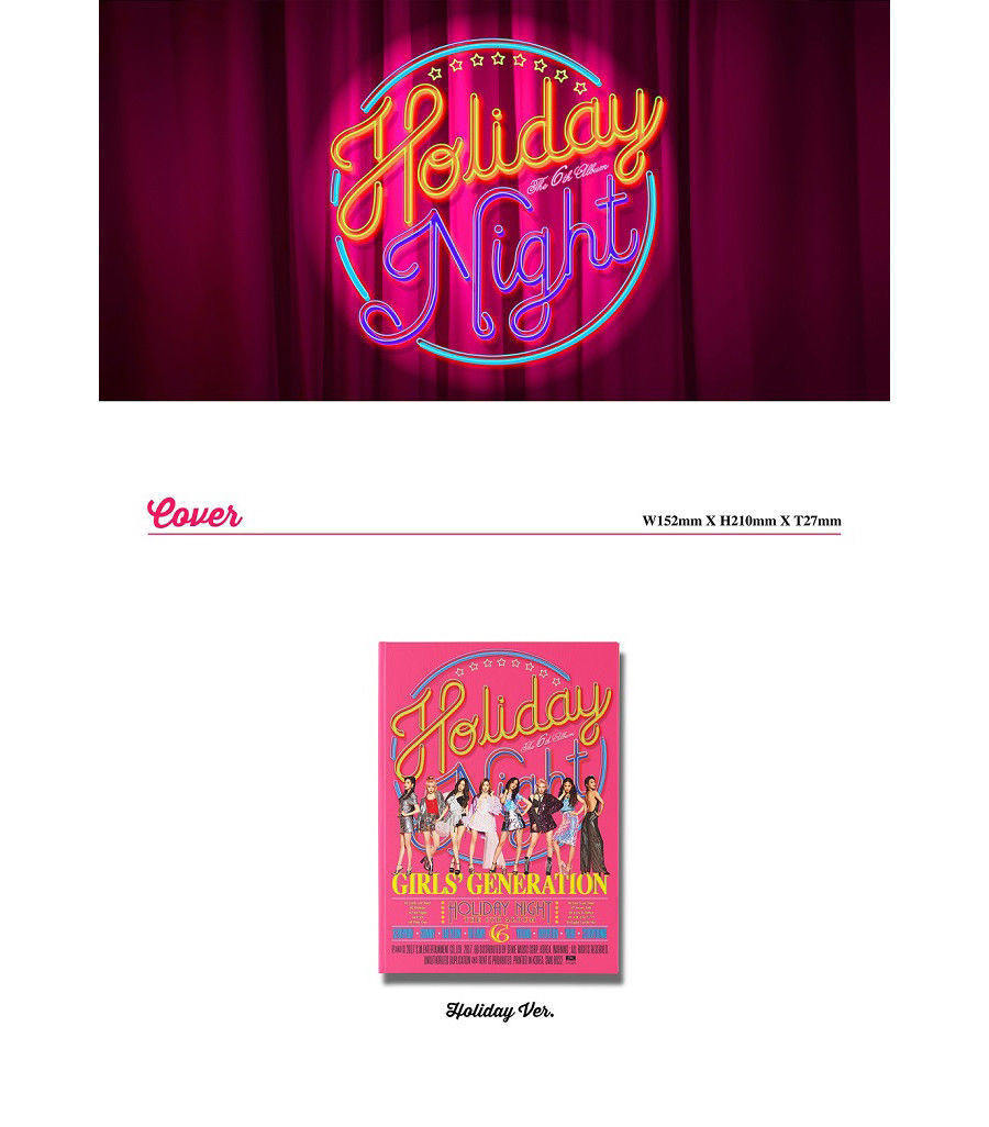Snsd Girls Generation Holiday Night 6th Album Random Cd Photobook Card Sealed Ebay