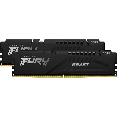 Kingston FURY DIMM 32 GB DDR5-6000 (2x 16 GB) Dual-Kit, Arbeitsspeicher, schwarz