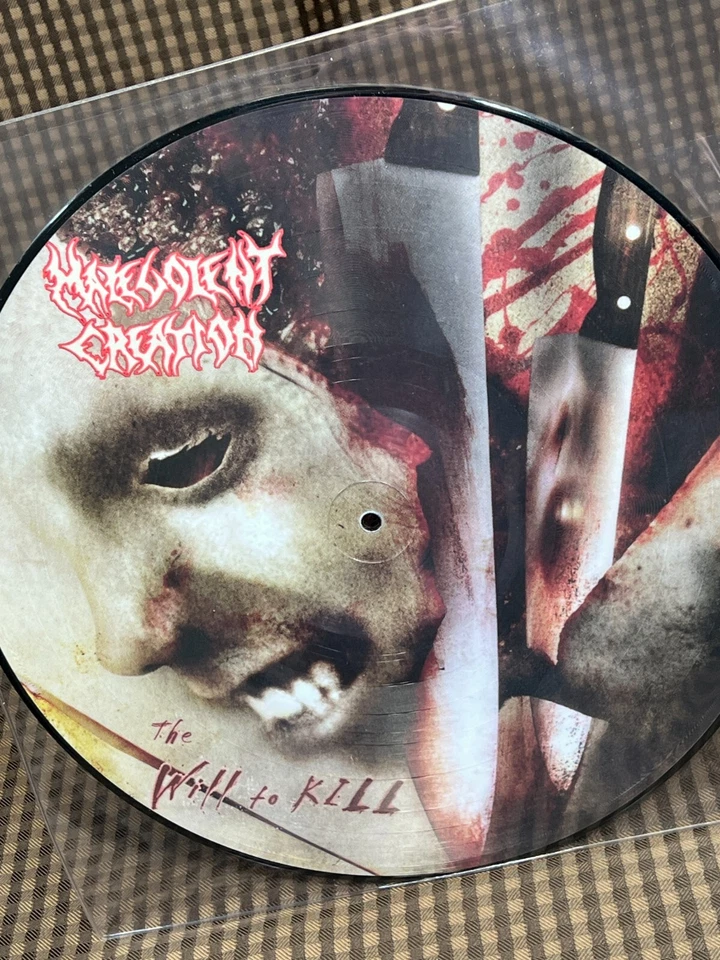 Malevolent Creation The Will To Kill Picture Disc 12' Vinyl LP Death Metal - Image 2 of 4