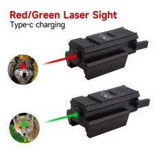 USB Charging Model Mini Compact Red Green Dot Laser Sight with Picatinny Mount