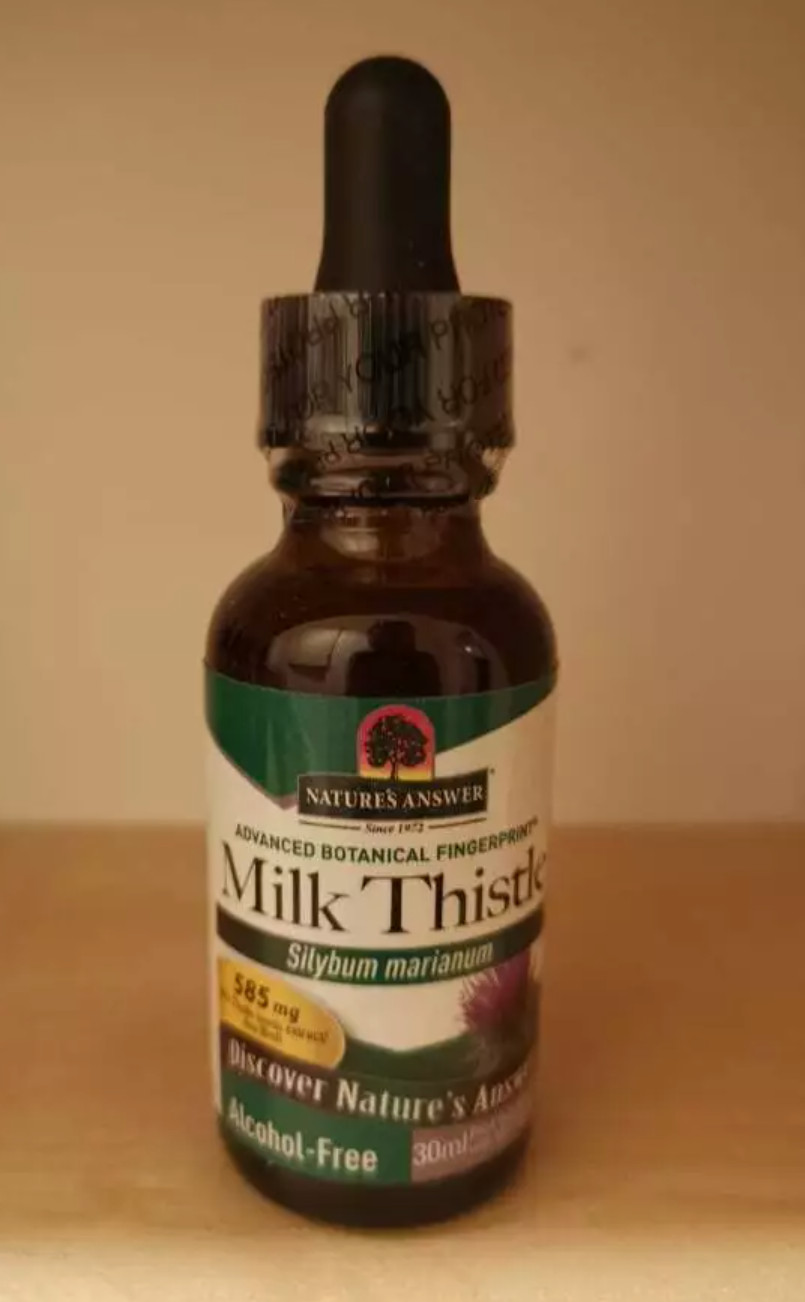 Nature's Answer Milk Thistle 2000mg 30ml Herbal Liquid Promotes Liver Functions