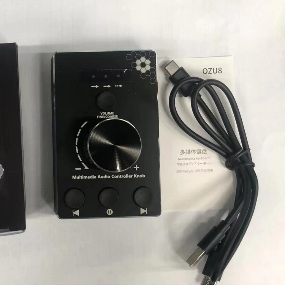 USB-Lautstärkeregler 3 Modi Audio-Einsteller Vol-Knopf-Schalter-Controller - Bild 4 von 4