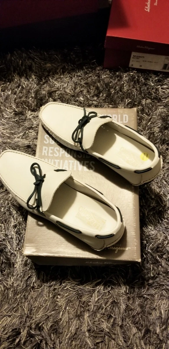 Mango store white loafers