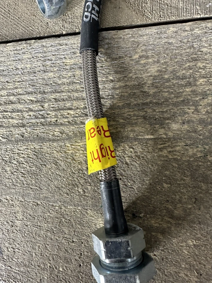 Líneas de freno de acero inoxidable Earl’s Hyperfirm 28L270ERL 94-97 Honda Del Sol Si VER DESC Foto 4 de 4