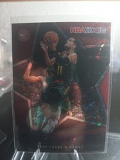 2020-21 Panini NBA Hoops - Lights Camera Action Trae Young #8 Purple Explosion