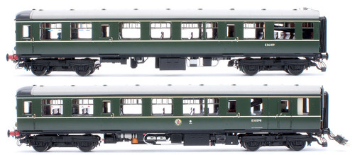 Heljan 1452 Klasse 104 2 Wagen DMU E50598/E56189 BR grün kleine gelbe Verkleidungen | Zustand: New