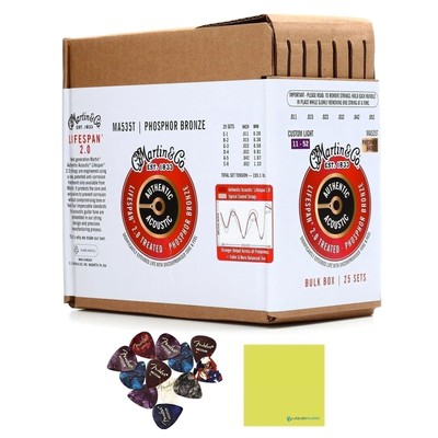 Martin Authentic Acoustic Guitar Strings - Lifespan 2.0 Treated - OPEN BOX