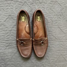 SAS Shoes Tripad Comfort Jewel Brown Genuine Leather Loafers SZ 8.5M MADE IN USA