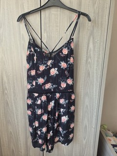 Hollister Floral Playsuit Size M