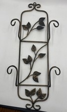 2 Plate Black Brushed With Gold  Vertical Wal...