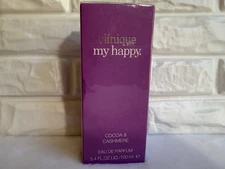 Clinique My Happy COCOA & CASHMERE Eau De Parfum 100 ml/3.4 oz. NEW Sealed