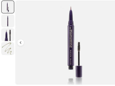 Kevyn Aucoin TRUE FEATHER BROW MARKER GEL DUO - Ash Blonde .4ml/1.9ml No Box