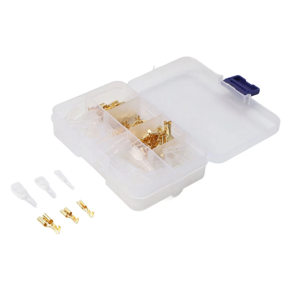 120 Pieces Of Cable Spade Lug Replacement Kit, Wire Terminal Crimp Connector-AU - Image 4 of 4