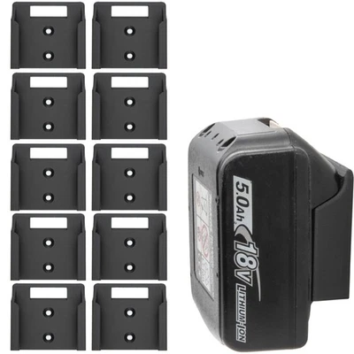 TSB WERK 10x Akku Halter für Makita Halter Halterung Wandhalterung Wandhalter 14,4V / 18V