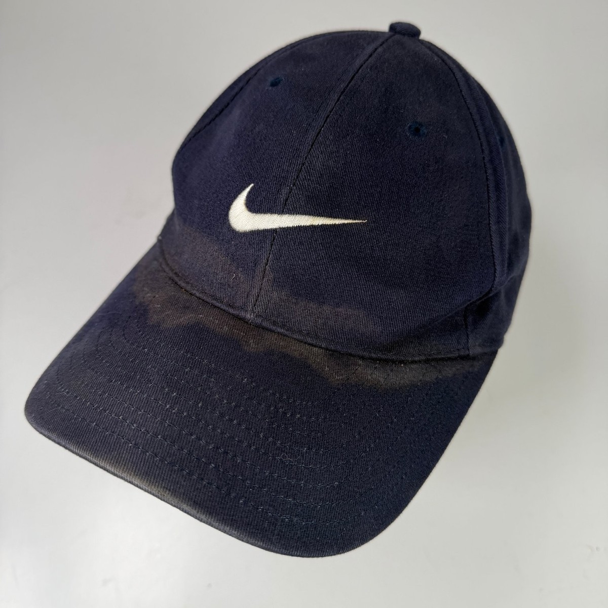 Nike Baseball Cap Men's One Size Adjustable Navy Blue Swoosh Logo