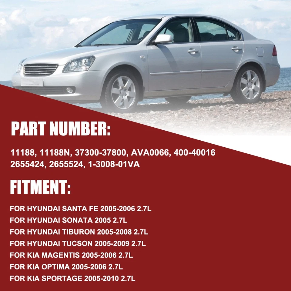 Alternador para KIA Sportage 2,7 L 2005-2010 Magentis & Optima 2005-2006 AVA0066 Foto 2 de 4