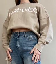 Calvin Klein Crewneck Sweatshirt Women  s Small New Street Casual