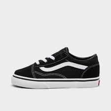 Kids' Toddler Vans Old Skool V Casual Shoes Black/White A3TFY6BT 001