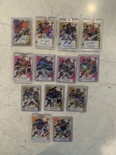 (13) 2025 Topps Pristine Baseball Lot /15, /25, /50 Autos, #d, Encased